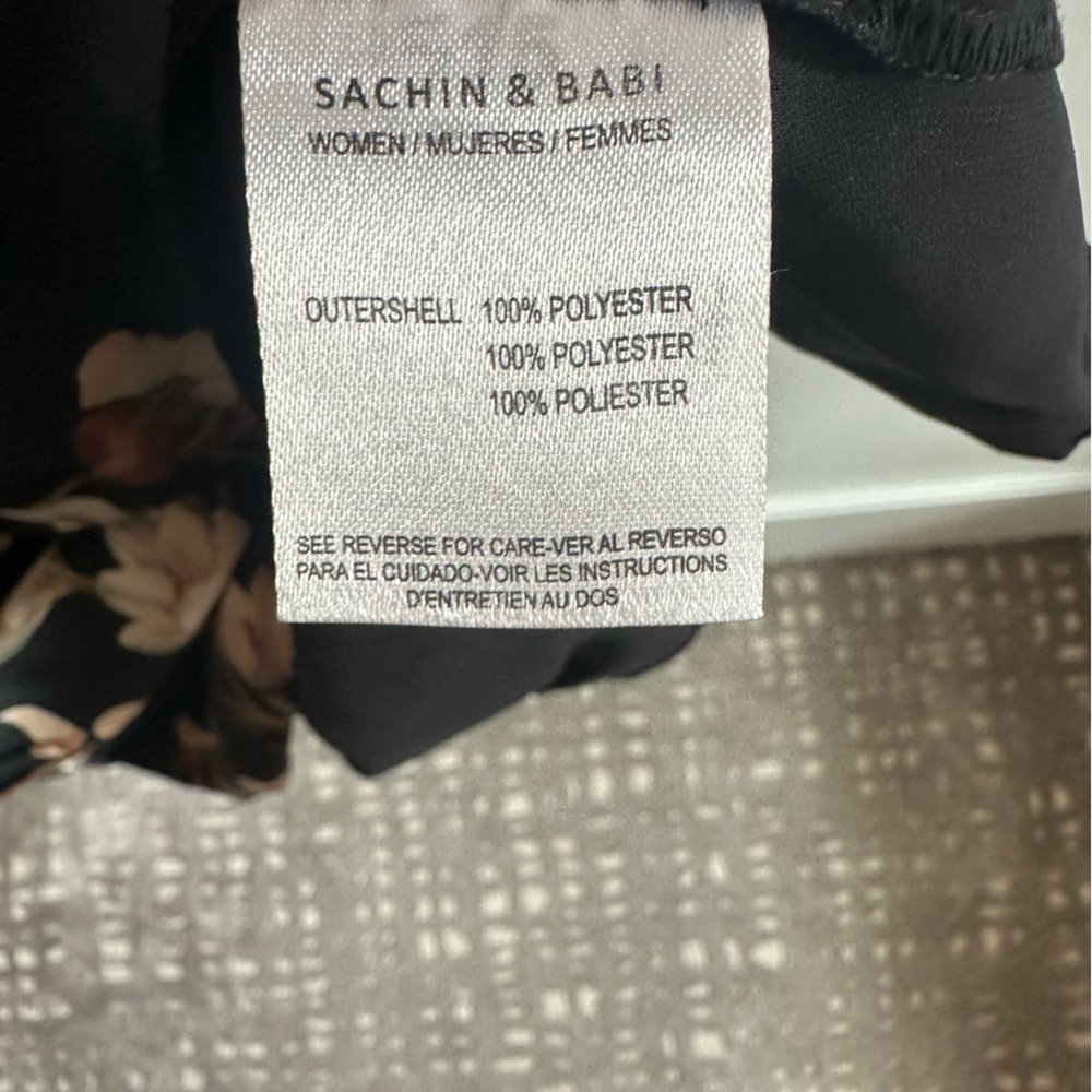 Sachin + Babi Aubrey floral one shoulder gown - Picture 10 of 14